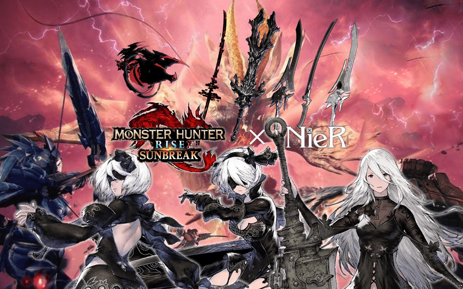 《怪物獵人：崛起》尼爾：轉生武器外觀MOD