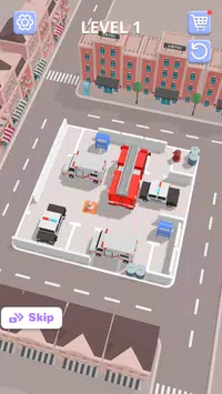 汽車停車堵塞