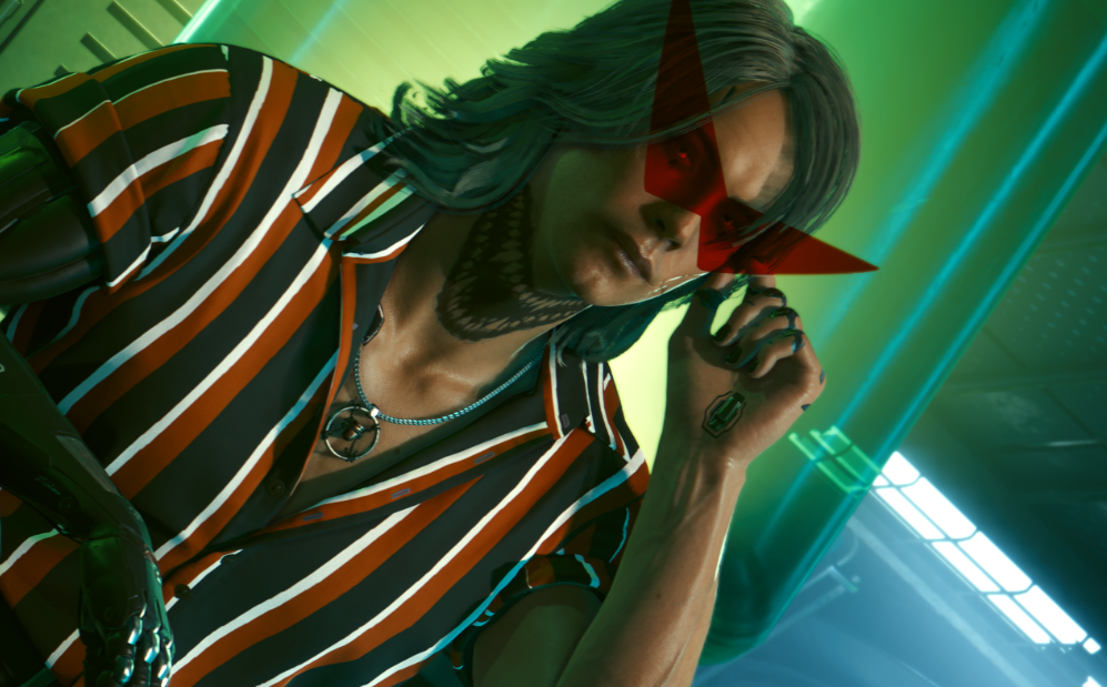 《賽博朋克2077》天元突破西蒙卡米那墨鏡MOD