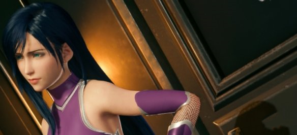 《最終幻想7：重制版》蒂法絕美cos對魔忍井河阿薩姬MOD