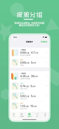 輕盈跑步
