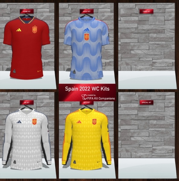 《FIFA 22》西班牙2022世界杯球衣包