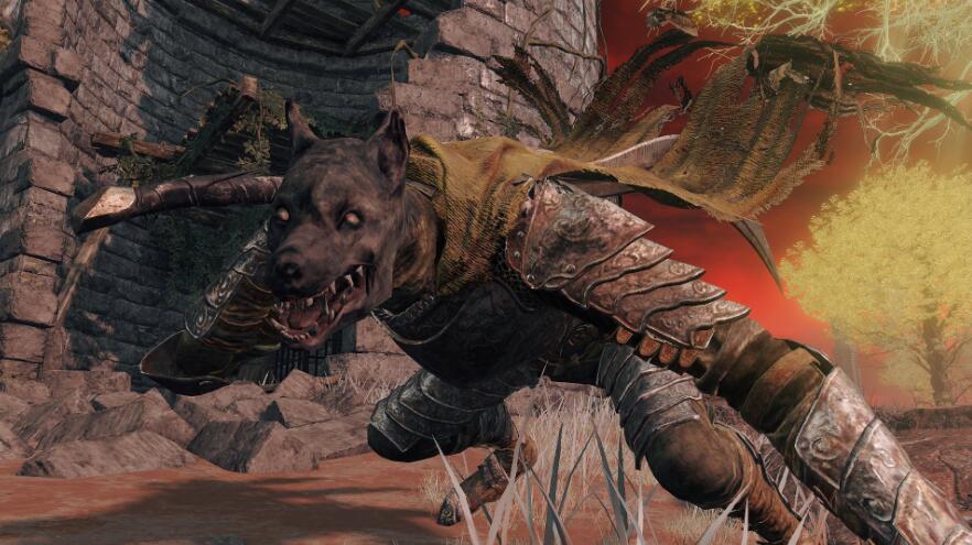 《艾爾登法環》移除獵犬騎士頭盔MOD