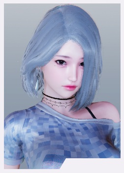 《AI少女》藍色系高顏值女團成員MOD