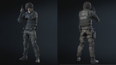 《生化危機3：重制版》卡洛斯UBCS戰術裝備MOD