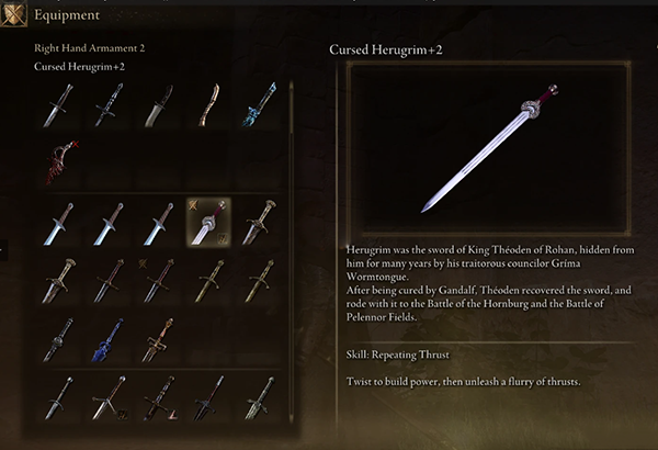 《艾爾登法環(huán)》指環(huán)王赫魯格里姆之劍MOD