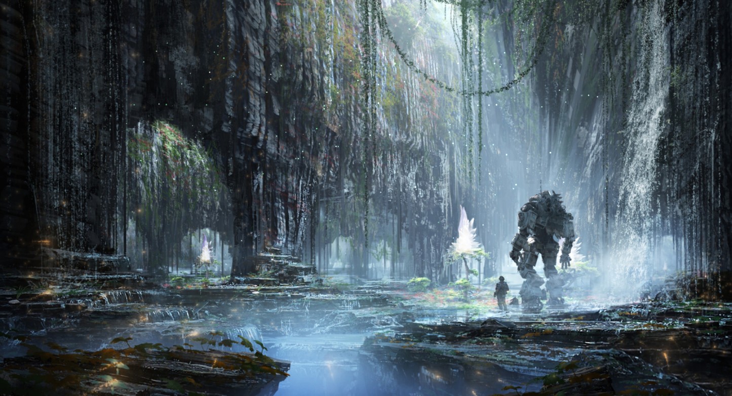 《Wallpaper Engine》泰坦隕落洞穴場(chǎng)景原畫(huà)動(dòng)態(tài)壁紙