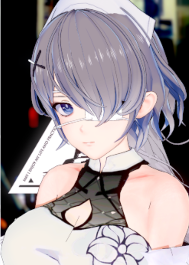 《戀活Sunshine》白色高冷眼罩御姐MOD