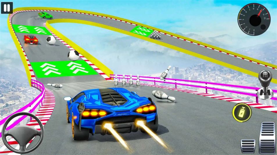 汽車特技瘋狂坡道