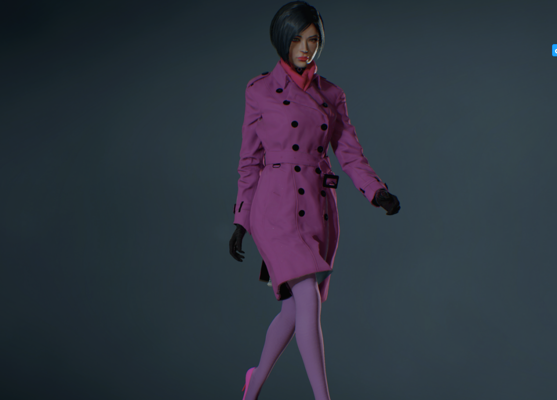 《生化危機2：重制版》艾達粉色蛇蝎美人外套MOD[僅支持舊版本]
