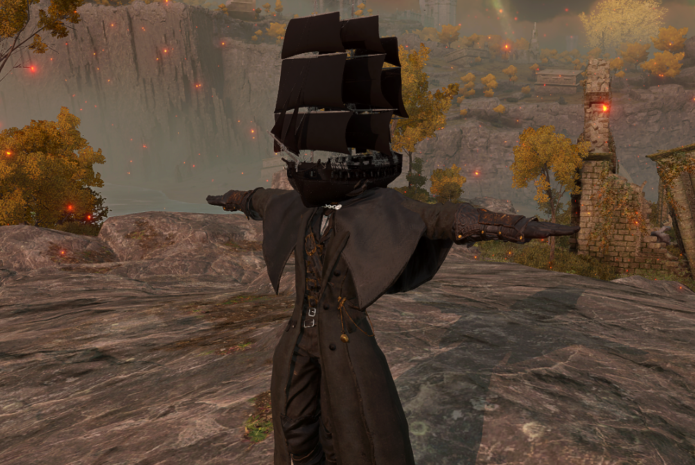 《艾爾登法環》黑珍珠號戰艦取代藏身面具MOD