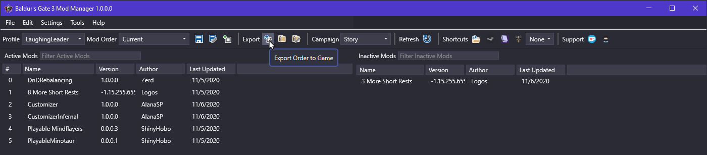 《博德之門3》BG3ModManager管理器v1.0.9.0[正式版]