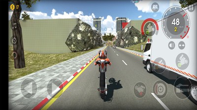 摩托車公路駕駛