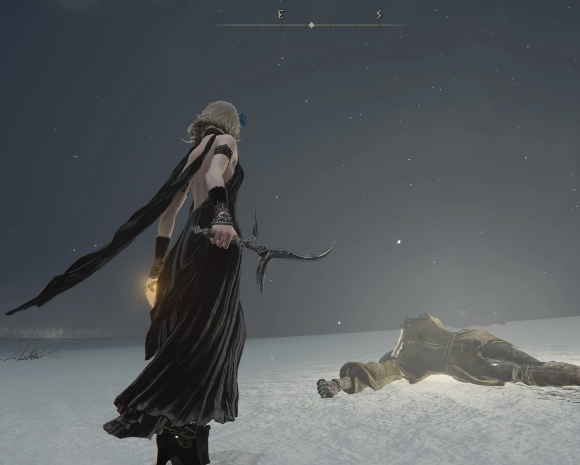 《艾爾登法環》黑色連衣裙MOD