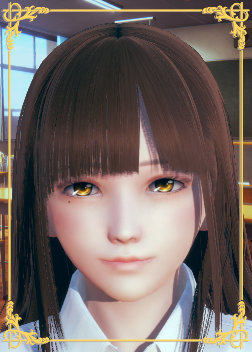《AI少女》褐色披肩發白襯衫學姐MOD