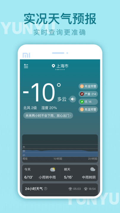 云雨天氣