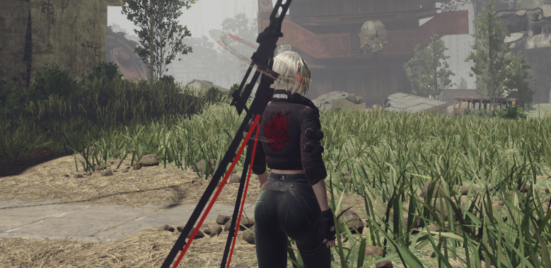 《尼爾：機械紀元》2B小姐姐賽博風夾克外套MOD