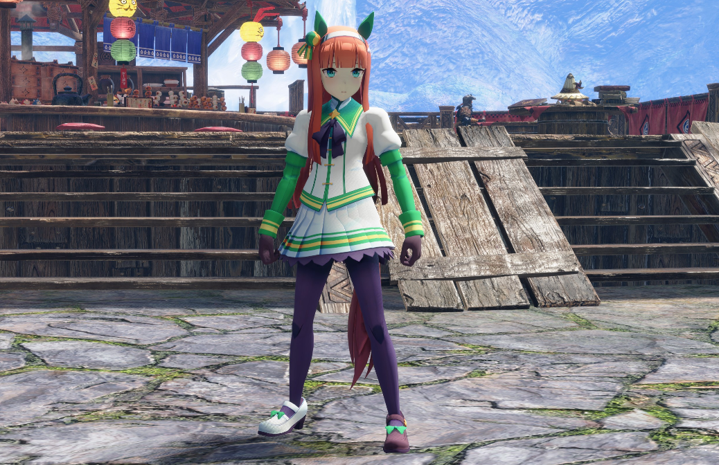 《怪物獵人崛起：曙光》賽馬娘無聲鈴鹿毒妖鳥套裝MOD