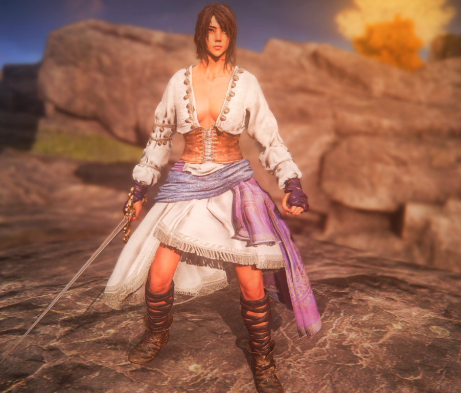 《艾爾登法環(huán)》黑暗之魂3精美古典服飾MOD