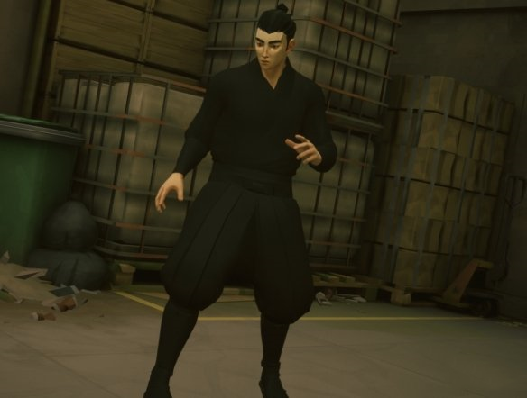 《師父》男主角黑衣忍者形象MOD