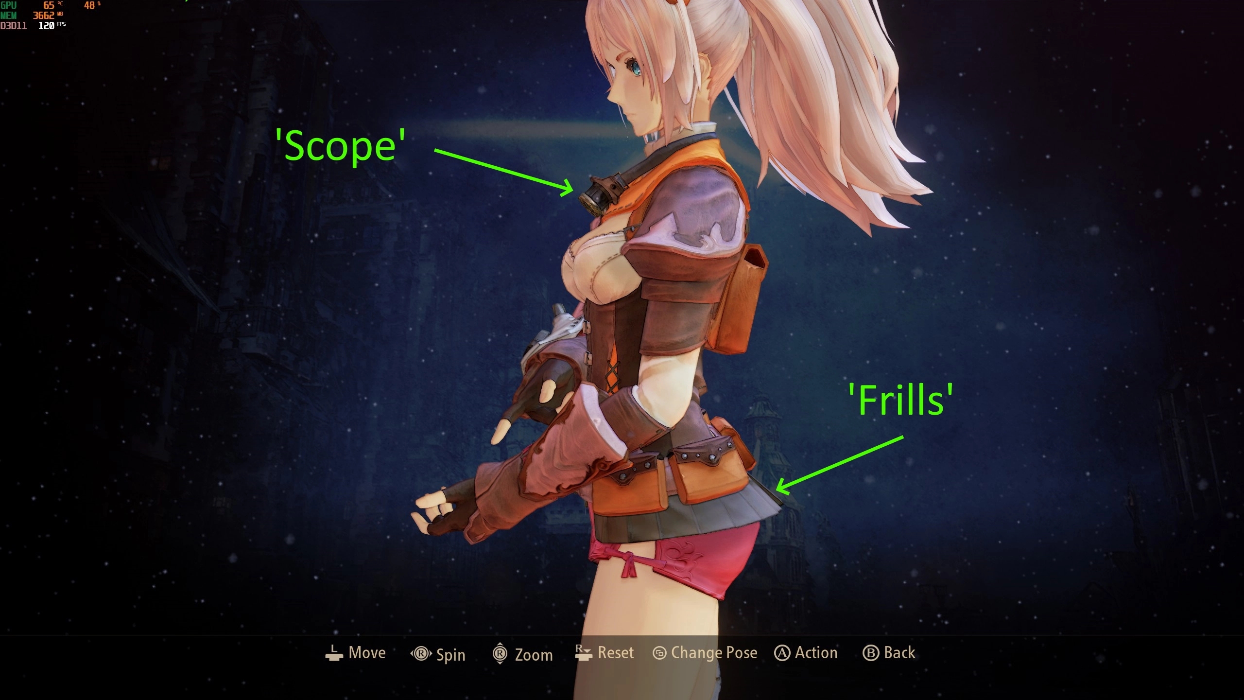 《破曉傳說》希儂dlc服裝去裙子背包MOD