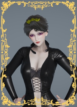 《AI少女》黑色皮衣短發(fā)御姐MOD