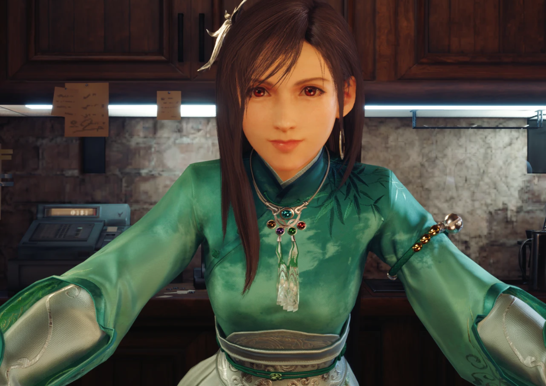 《最終幻想7：重制版》蒂法cos仙劍月清疏v2.0MOD