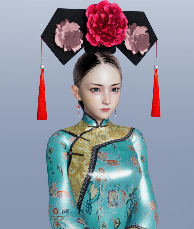《AI少女》古風(fēng)清朝格格服飾MOD