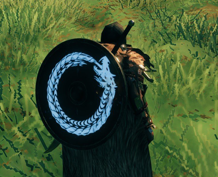 《Valheim：英靈神殿》銀龍紋盾MOD