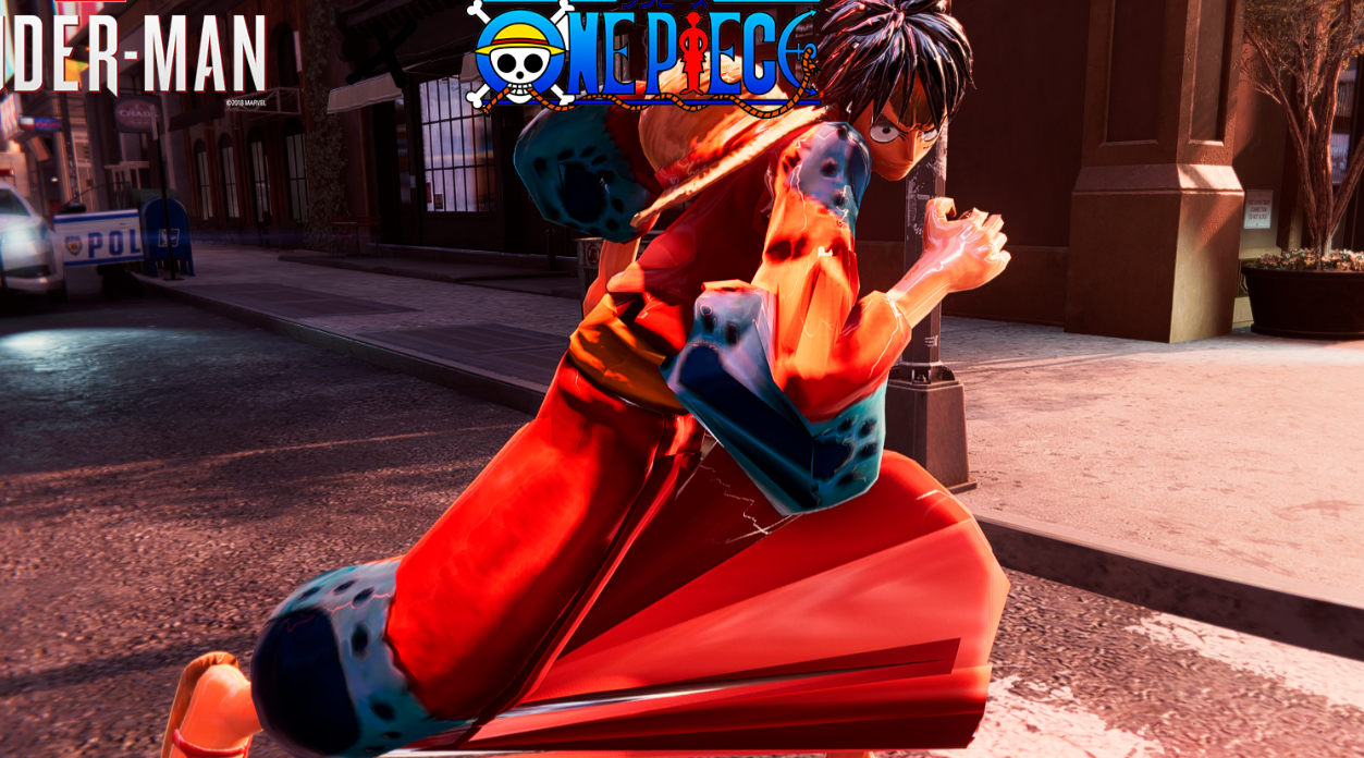 《漫威蜘蛛俠：重制版》海賊王和之國路飛蜘蛛俠MOD