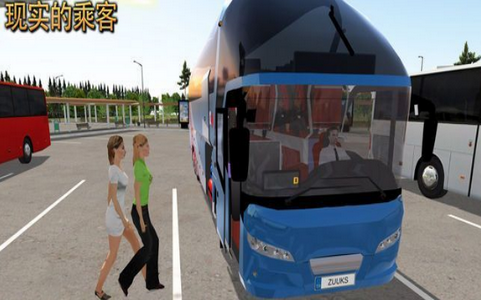 城市公交車載客駕駛