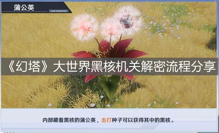 《幻塔》大世界黑核機關解密流程分享