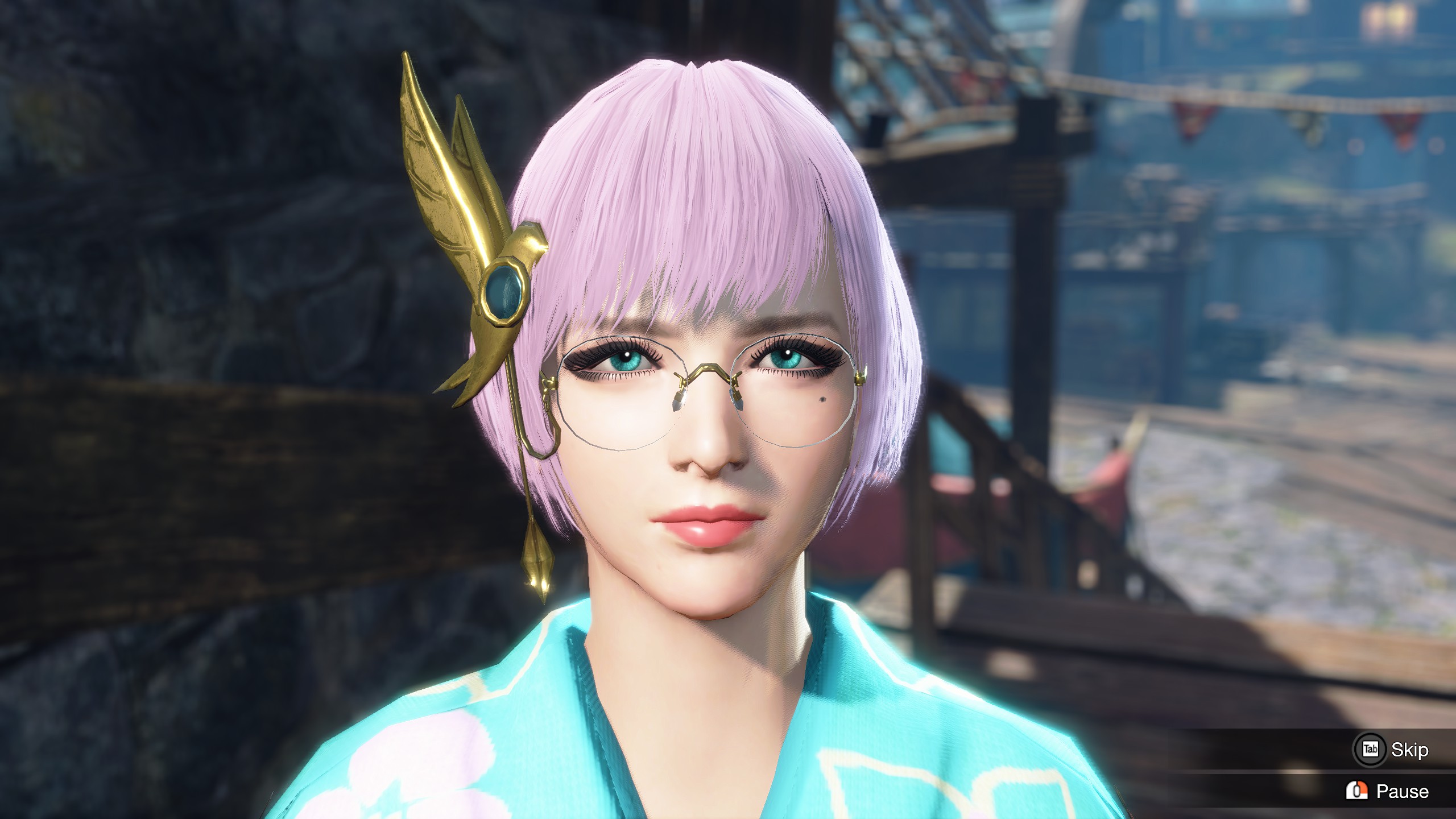 《怪物獵人：崛起》琪切的眼鏡外觀MOD