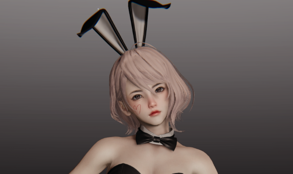 《AI少女》性感愛心兔女郎小姐姐MOD