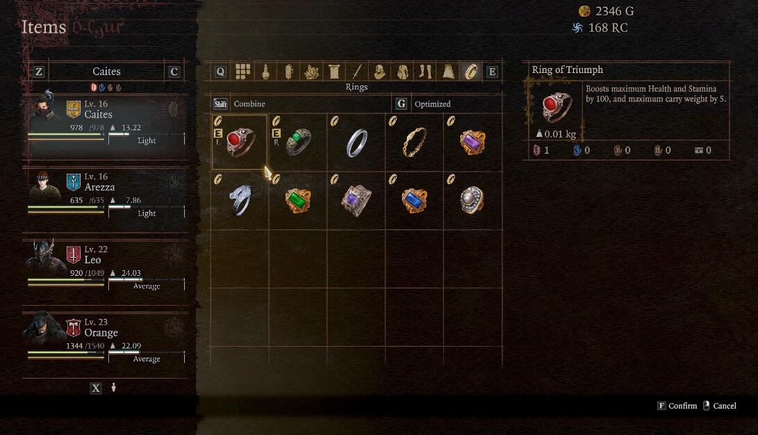 《龍之信條2》更好的UI之戒指圖標(biāo)MOD