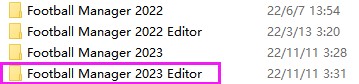 《足球經(jīng)理2023》官方數(shù)據(jù)庫編輯器Editor