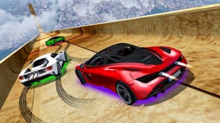 超級汽車特技巨型坡道