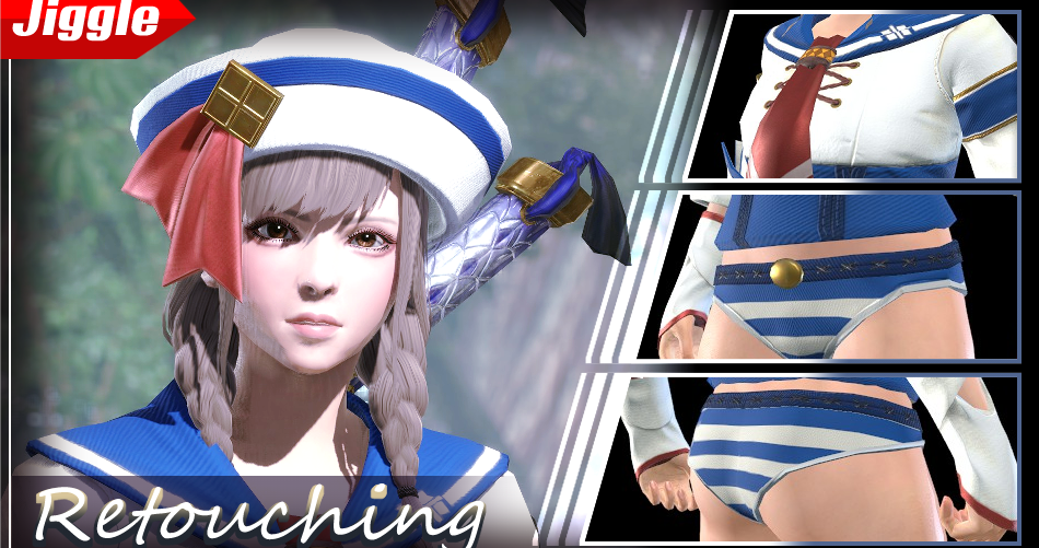 《怪物獵人：崛起》MadyHeim的水手套裝外觀MOD