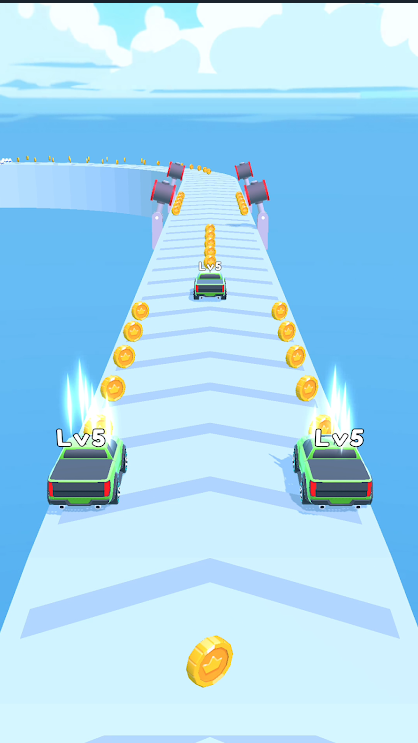 合并車輛跑