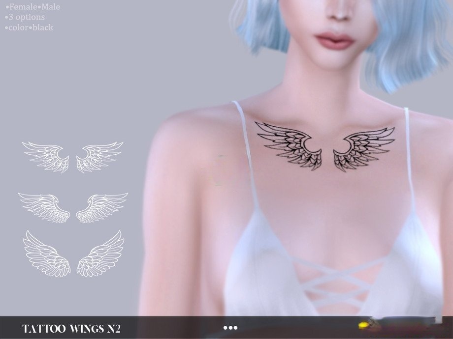 模擬人生4》美麗翅膀紋身MOD