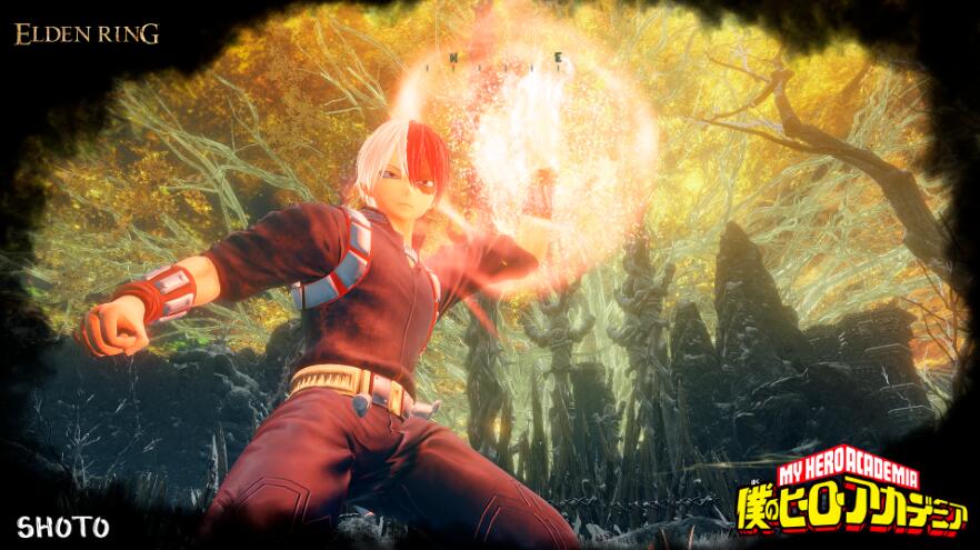 《艾爾登法環(huán)》我的英雄學(xué)院轟焦凍MOD