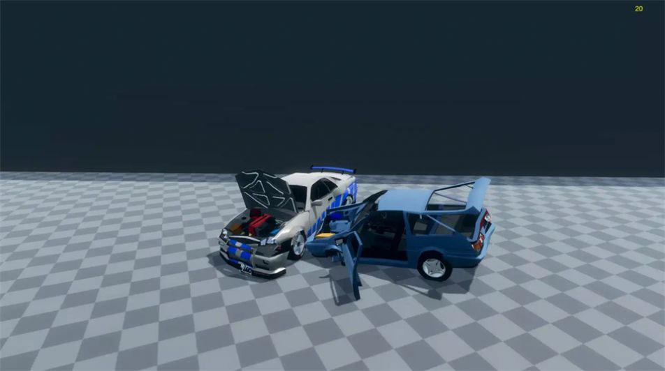 3D汽車碰撞模擬器