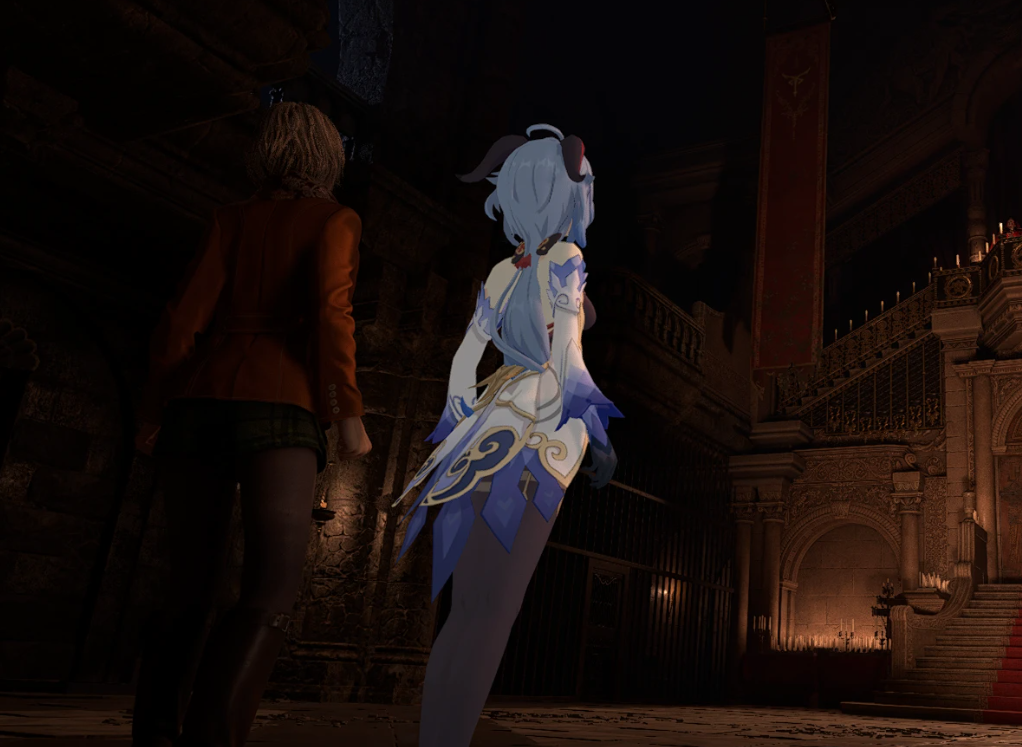 《生化危機4：重制版》甘雨替換里昂MOD[最新版]