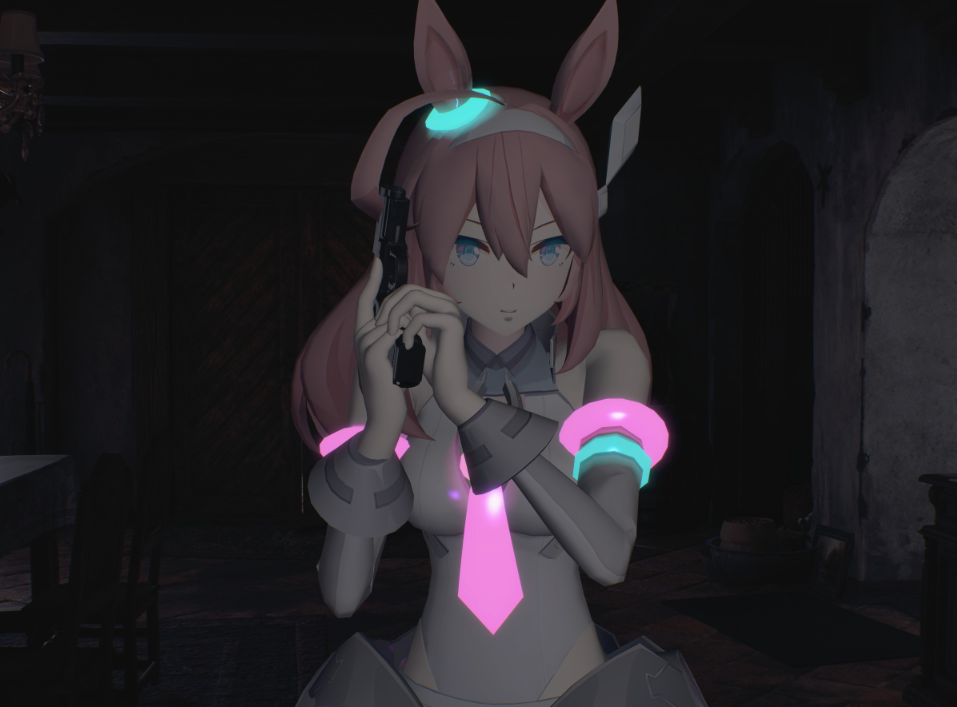 《生化危機4：重制版》賽馬娘美蒲波旁發光材質MOD[正式版]