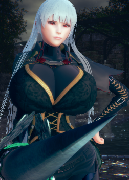 《AI少女》銀發高冷性感黑衣御姐MOD