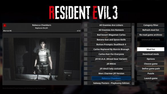 《生化危機3：重制版》MOD管理工具v2.245