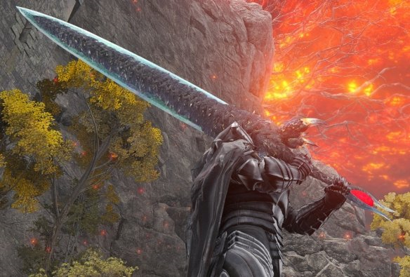 《艾爾登法環(huán)》鬼泣5魔劍但丁替換瑪利喀斯的黑劍MOD