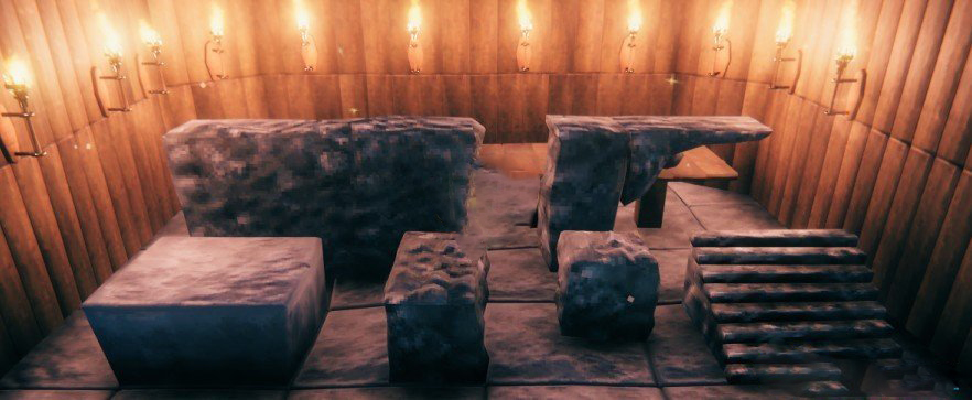 《Valheim：英靈神殿》建筑石塊成本降低MOD