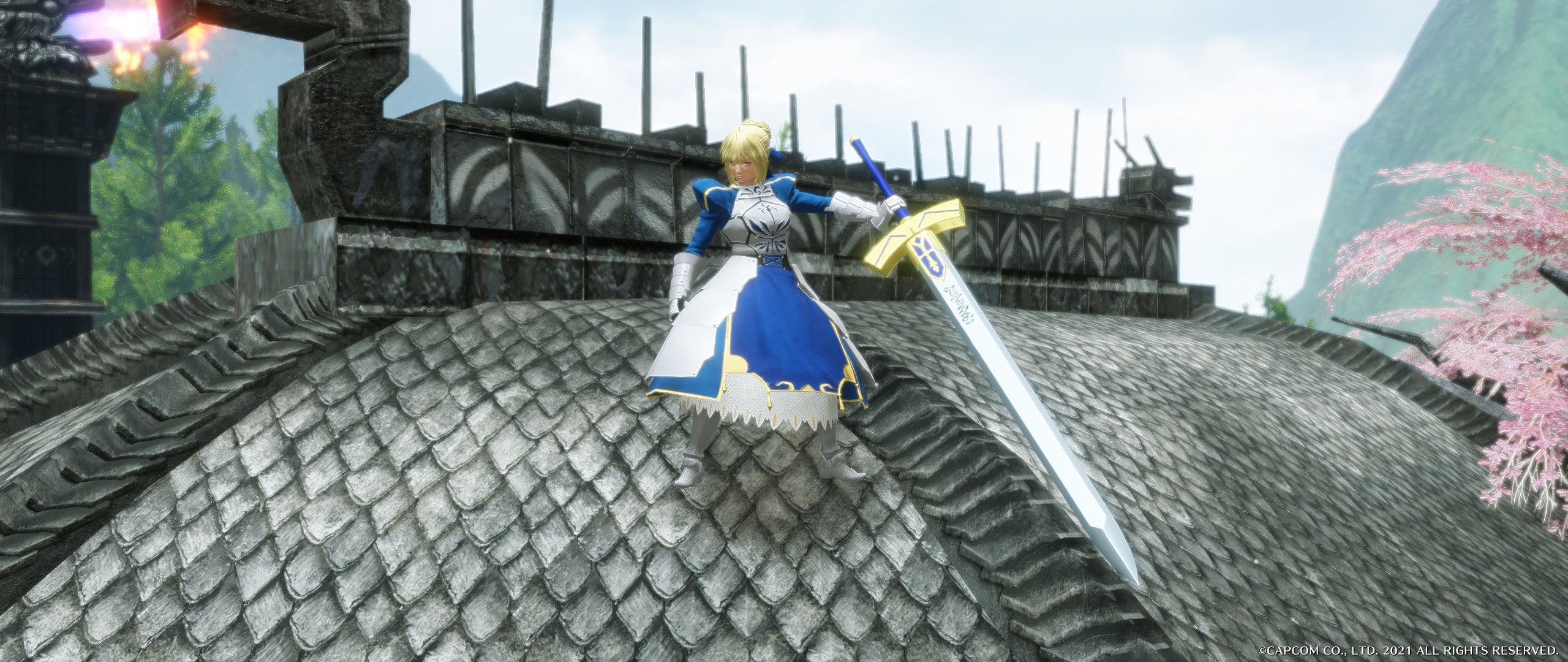 《怪物獵人：崛起》Fate咖喱棒武器MOD