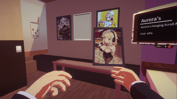 美食女孩-泡泡飲料攤